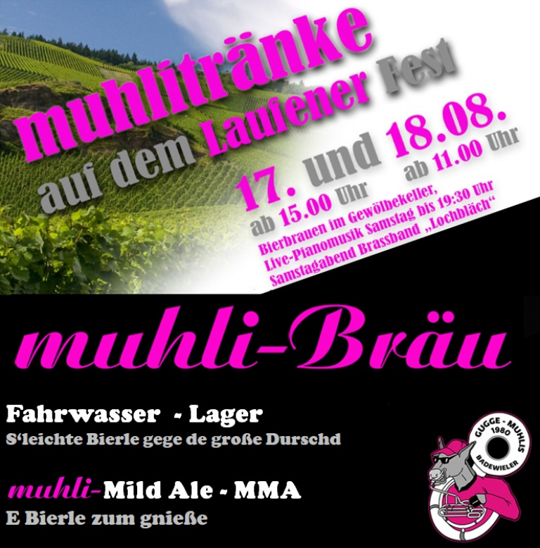 Muhli Bräu 2019 Laufener Fest